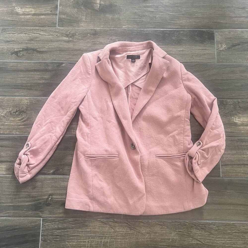 Ann Taylor Pink Mauve Blazer Size 4